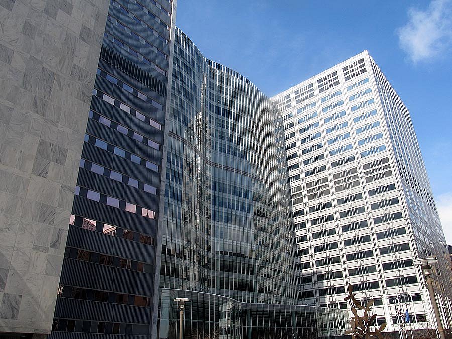 The Headquarters of Mayo Clinic in Rochester, MN taken during the